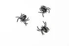 10 Pack Black Plastic Spider Decorations – 3 × 3 cm Halloween & Carnival Party Decor
