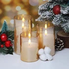 LED Flameless Wax Pillar Candle – Battery Operated Decorative Candle Light