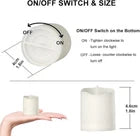 LED Flameless Tea Light Candles with Remote & Timer – Battery Powered Votive Lights