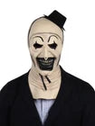 Black Hat Joker Clown Latex Mask – Terrifier-Inspired Art the Clown Halloween Cosplay Prop