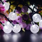 20ft 30 LED Solar String Ball Lights – Waterproof Warm White Outdoor Garden Decor