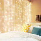 300 LED Curtain String Lights – 3m × 3m USB Powered Waterproof Twinkle Wall Lights