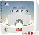 BRUBAKER Christmas Tree Candles – 20 Pack White Candles, 9.5 cm
