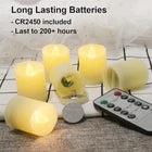 LED Flameless Tea Light Candles with Remote & Timer – Battery Powered Votive Lights