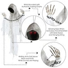 Giant Faceless Ghost Halloween Prop – Illuminated, Moving & Sound Activated Decoration