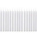 BRUBAKER Christmas Tree Candles – 20 Pack White Candles, 9.5 cm