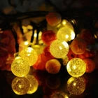20ft 30 LED Solar String Ball Lights – Waterproof Warm White Outdoor Garden Decor