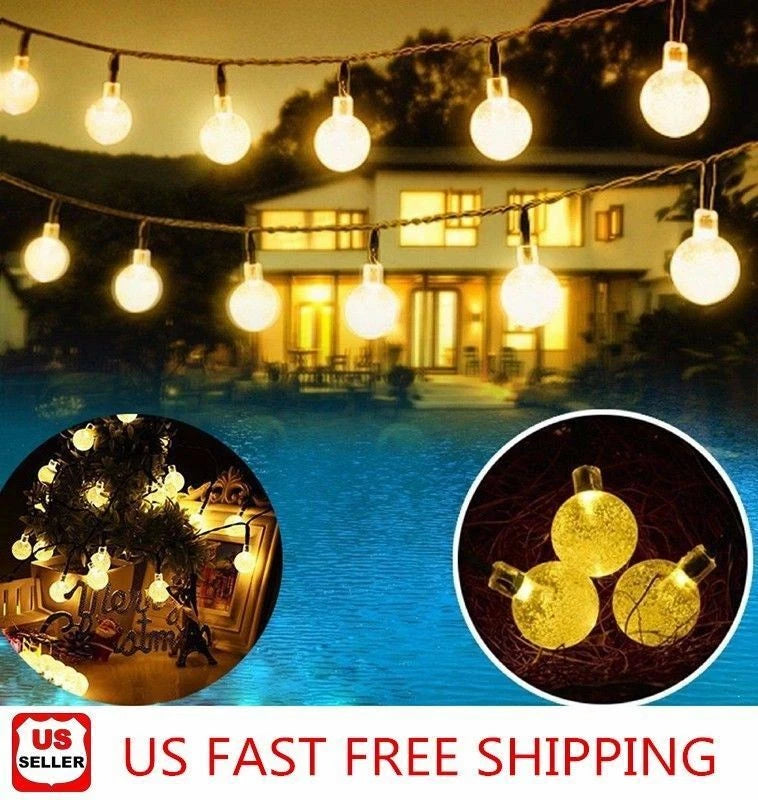 solar string ball lights