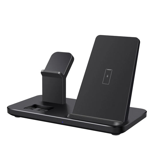 3-in-1 Wireless Charging Station for iPhone & Apple Watch – Multi-Device Charging Dock